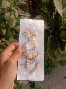 Floral Hair Clip Set