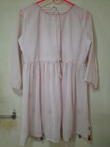 Kurti Sharara &amp; Chunni Baby Pink 3 Piece Set