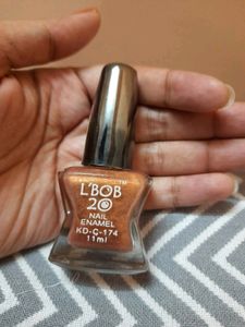 Brown & Orangish Nail Polish