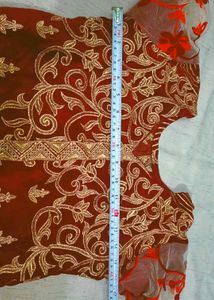 Golden Red Frock