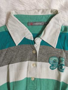 Madame Polo Striped Top
