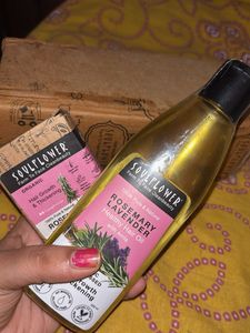 Sealed Soulflower Rosemary Hair Oil Set