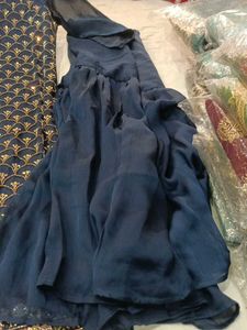Elegant Navy Blue Kurta Set...Fix Price