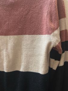 Color Block Knit Sweater