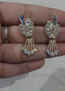 Peacock Drop Earrings