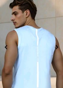 Men&#39;s White Tank Top