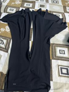 black flared trouser