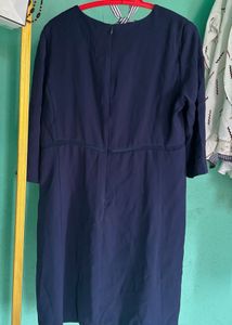 ZARA BASIC BLUE DRESS
