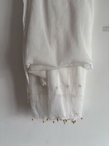 White Festive Dupatta