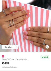 Press Ons Clean Girl Code