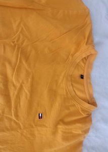 Men Tshirt Yellow