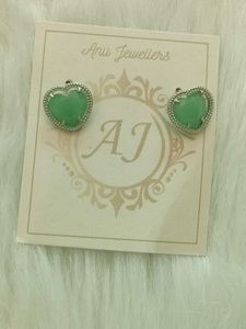 925 Sterling Silver Earrings Wyh Patch
