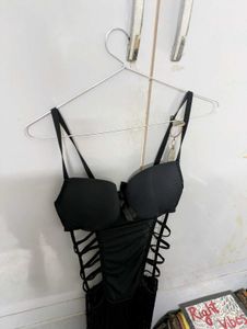 Fringe Trim Swimsuit