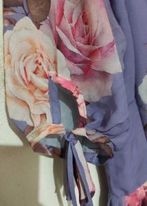 Soft Floral Print Dress