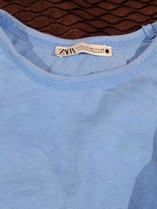 Blue ZARA T-Shirt