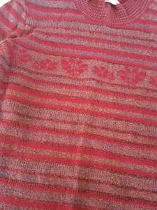 Striped Turtleneck Sweater