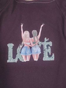 Maroon Graphic Print Sweatshirt