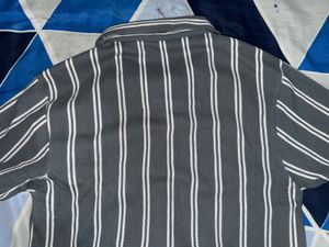 GENG Striped Button-Down Shirt