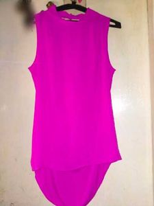 Magenta Sleeveless Top