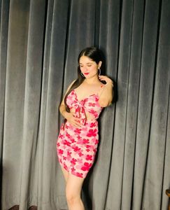 Stylish Bodycon Pink Dress