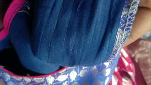 Silk Dress With Net Dupatta