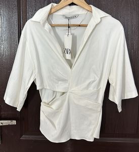ZARA waist Cut Out Top