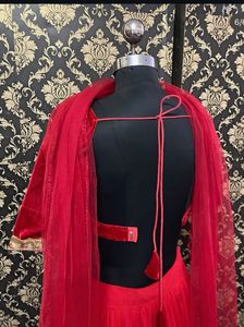 Red  Lehenga