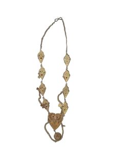 Golden Artificial Necklace ( In Trend )