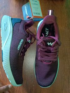 Burgundy Athletic Shoes