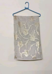 Pretty Golden Jari Work  Saree