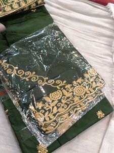 Green Embroidered Salwar Kameez