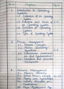 Operating Systems Notes
