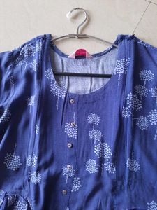 Feed Zipper Maternity Kurta