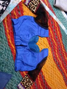 Royal Blue Saree Blouse