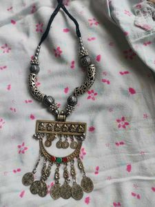 Oxidised Big Necklace