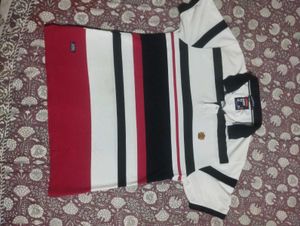 Striped White Shirt