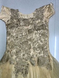 Elegant Gold Ethnic Gown