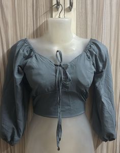 Cute Tie-Front Crop Top