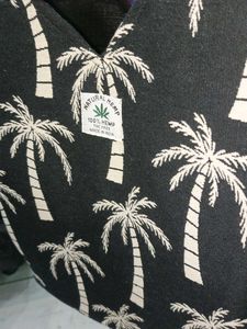 Palm Print Tote Bag
