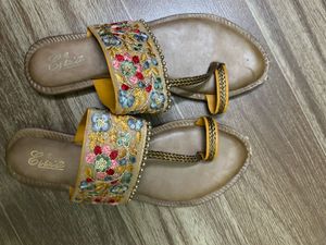Embroidered Ethnic Sandals