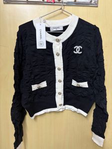 Chanel Black Cardigan