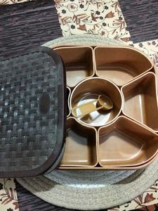( Set Of 2 ) Plastic Spice Containers.