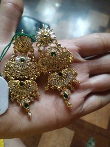 Gold Tone Dangle Earrings