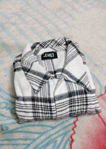 Checked Oversized Shirt