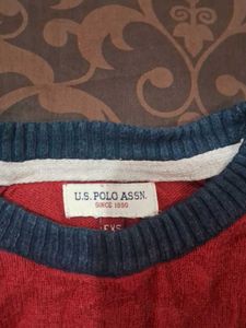 Stylish Red &amp; Blue Sweater
