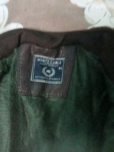 Vintage Style Brown Leather Jacket