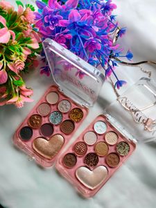 Pink Key Eyeshadow And Glitter