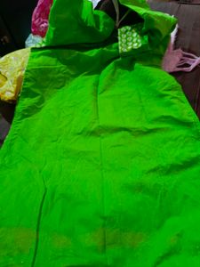 Green Embroidered Kurta