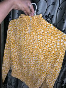 Top...In Mustard Yellow Colour