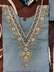 Original Handwork Partywear04 ( Powder Blue)